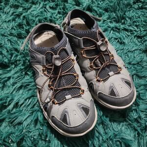 Eddie Bauer Gray Outdoor Hiking Water Sandals with Toggle Laces Size Men’s 10M